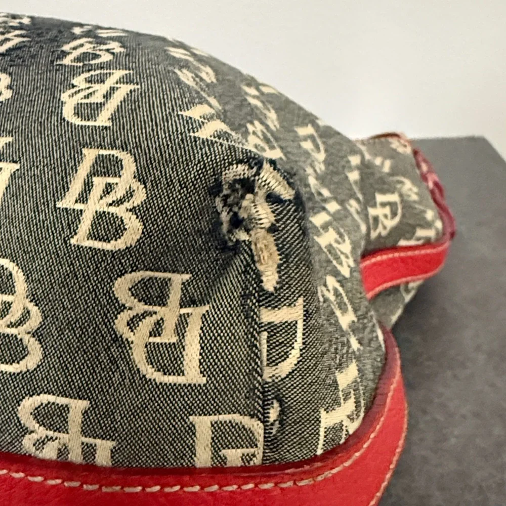 Vintage Dooney & Bourke large hobo monogram bag JUNK - Picture 8 of 16